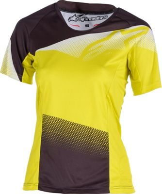 Maillot Alpinestars Stella Mesa Femme - Acid Yellow-Dark Shadow