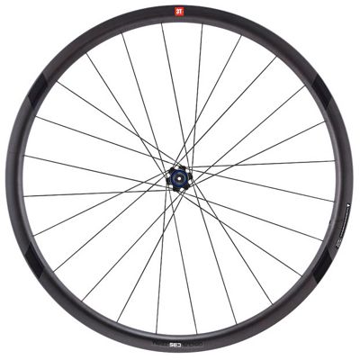 Roue avant 3T Discus C35 Team Stealth - Noir - Shimano Freehub