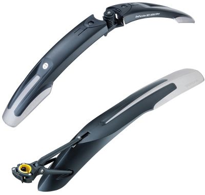 Topeak Defender M1-XC11 Clip-On Mudguard Set - Black - 27.5", Black