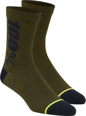 Chaussettes 100% Rythym Merino Performance - Fatigue - S/M, Fatigue