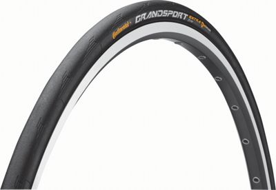 Continental Grand Sport Extra Road Bike Tyre - Black - Wire Bead, Black