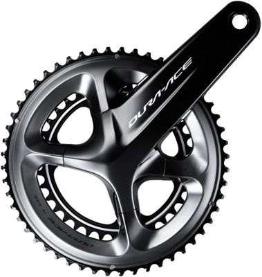 Shimano Dura-Ace R9100 Compact 11 Speed Chainset - Black - 50.34t}, Black