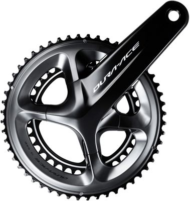 Shimano Dura-Ace 11 Speed Road Double Chainset - Black - 52.36t}, Black