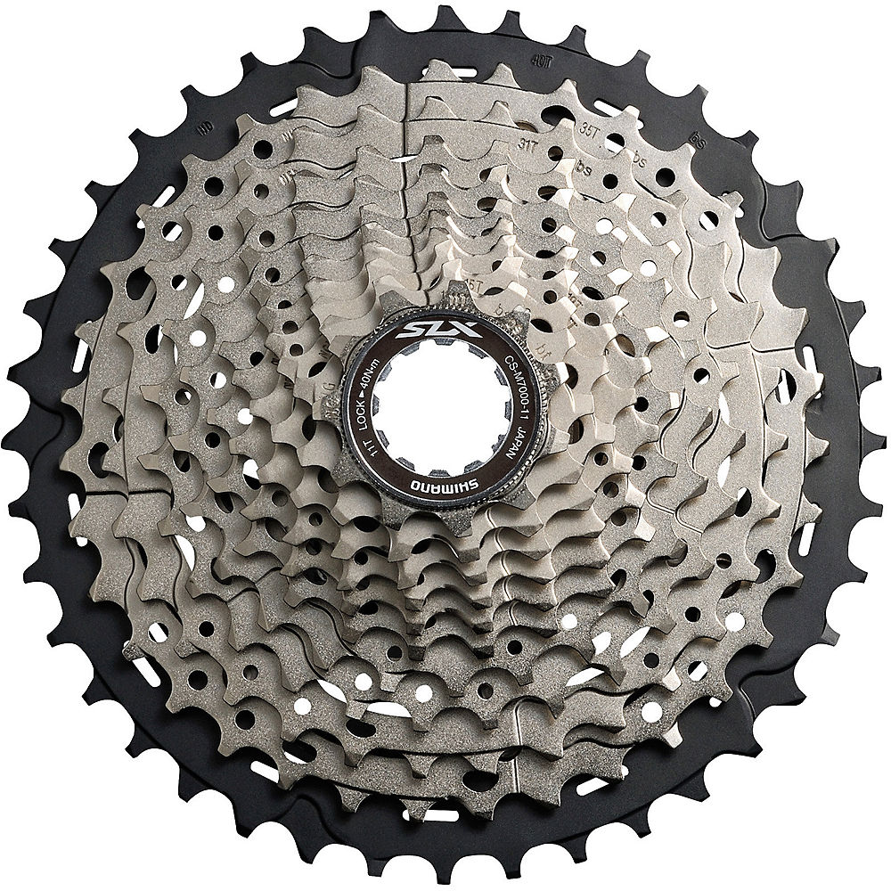 Cassette Shimano SLX M7000 1(11-42D, 11 vitesses) - Argent - 11-42t, Argent