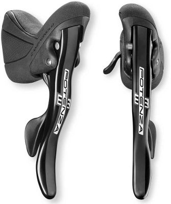 Campagnolo Potenza PowerShift 11 Speed Ergos Levers - Black - Pair, Black
