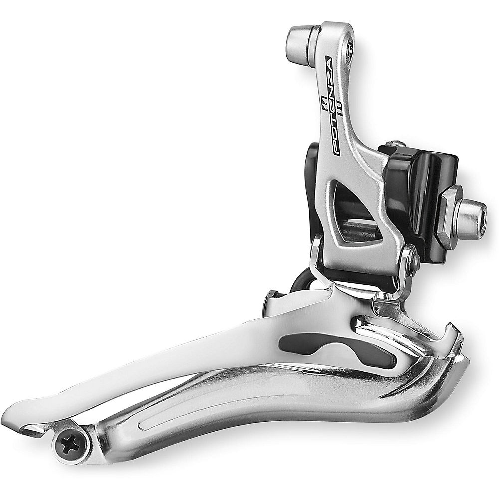 Dérailleur avant Campagnolo Potenza 11 vitesses Braze On - Argent, Argent