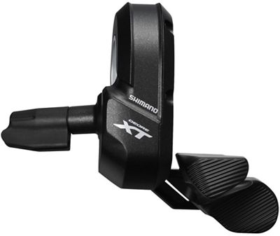 Shimano XT Di2 M8050 11 Speed MTB Gear Shifter - Black - Right Hand Rear}, Black