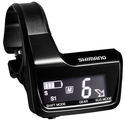 Shimano XT Di2 MT800 System Display - Black, Black