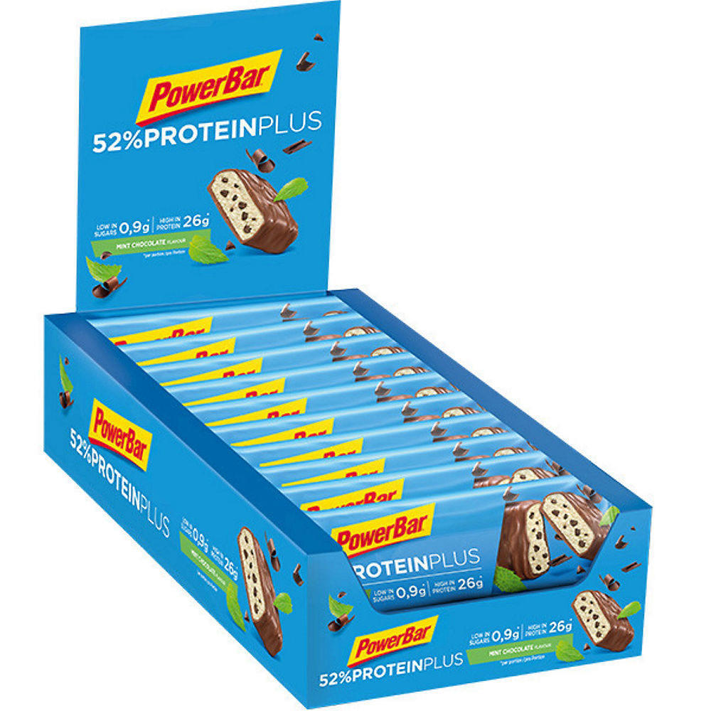 Barres PowerBar Protéines Plus 52% 50g x 24, n/a
