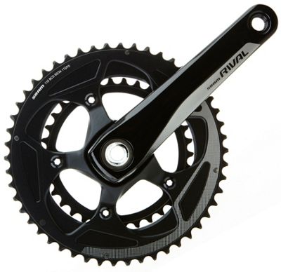 SRAM Rival 22 GXP 11sp Road Double Chainset - Black, Black