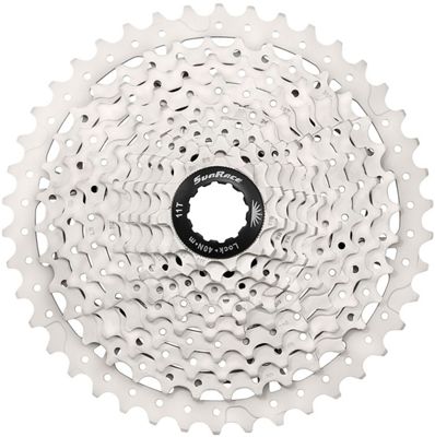 SunRace MS3 10 Speed Shimano and SRAM Cassette - Silver - 11-42t}, Silver