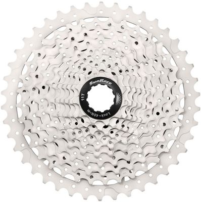 Cassette SunRace MS3 10 Speed Shimano - SRAM Cassette - Argent - 11-42t, Argent