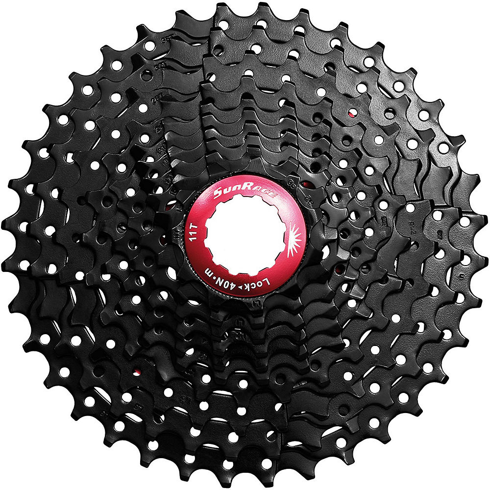 Cassette SunRace MX3 10 vitesses - SRAM - Noir - 11-40t, Noir
