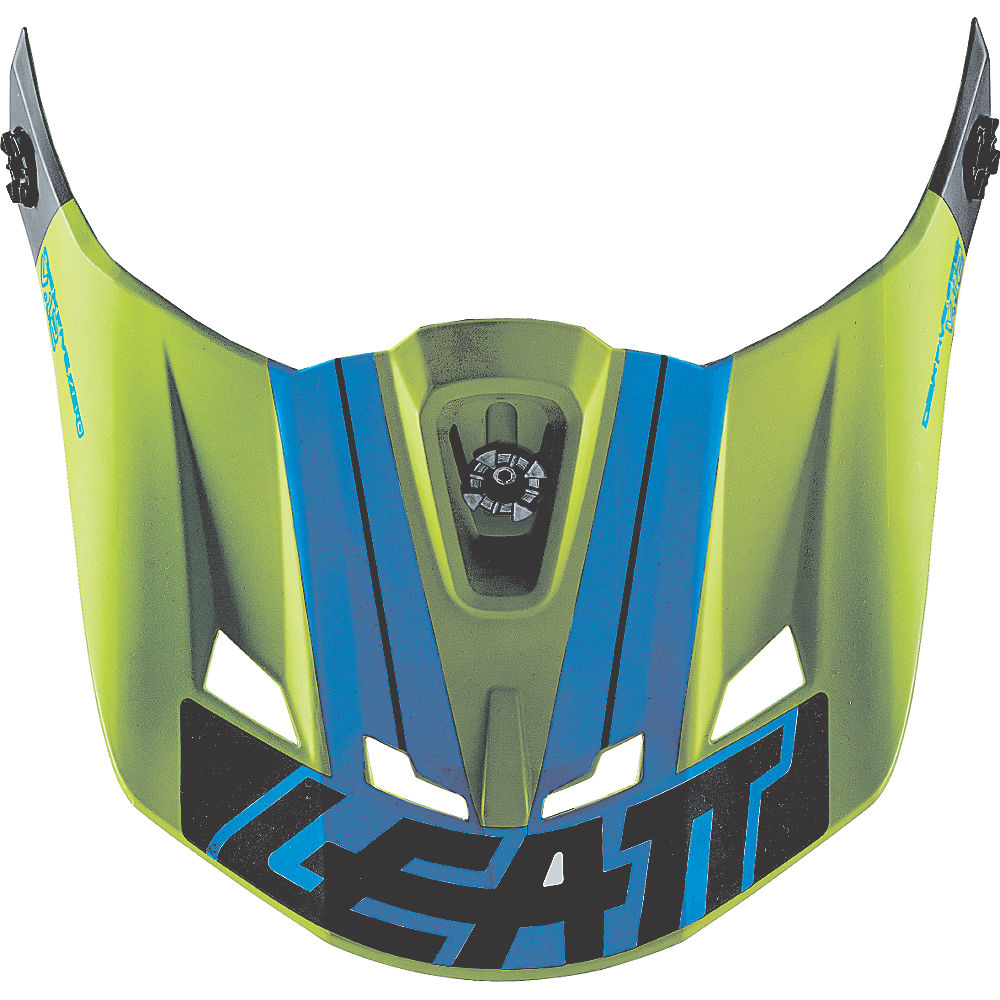 Visière de rechange Leatt - DBX 5.0 2017 - Citron - Bleu V12 - XS/S, Citron - Bleu V12
