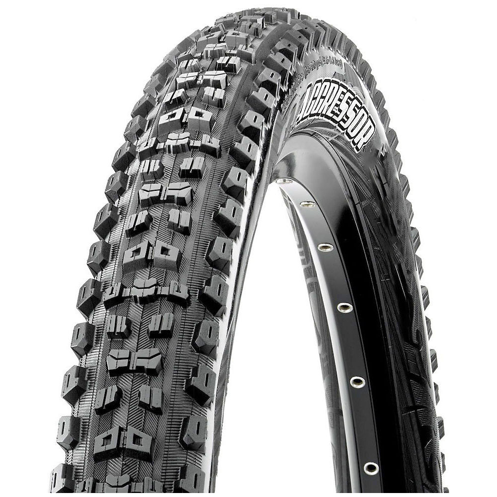 Image of Maxxis Aggressor Mountain Bike Tyre - Black - Folding Bead, Black