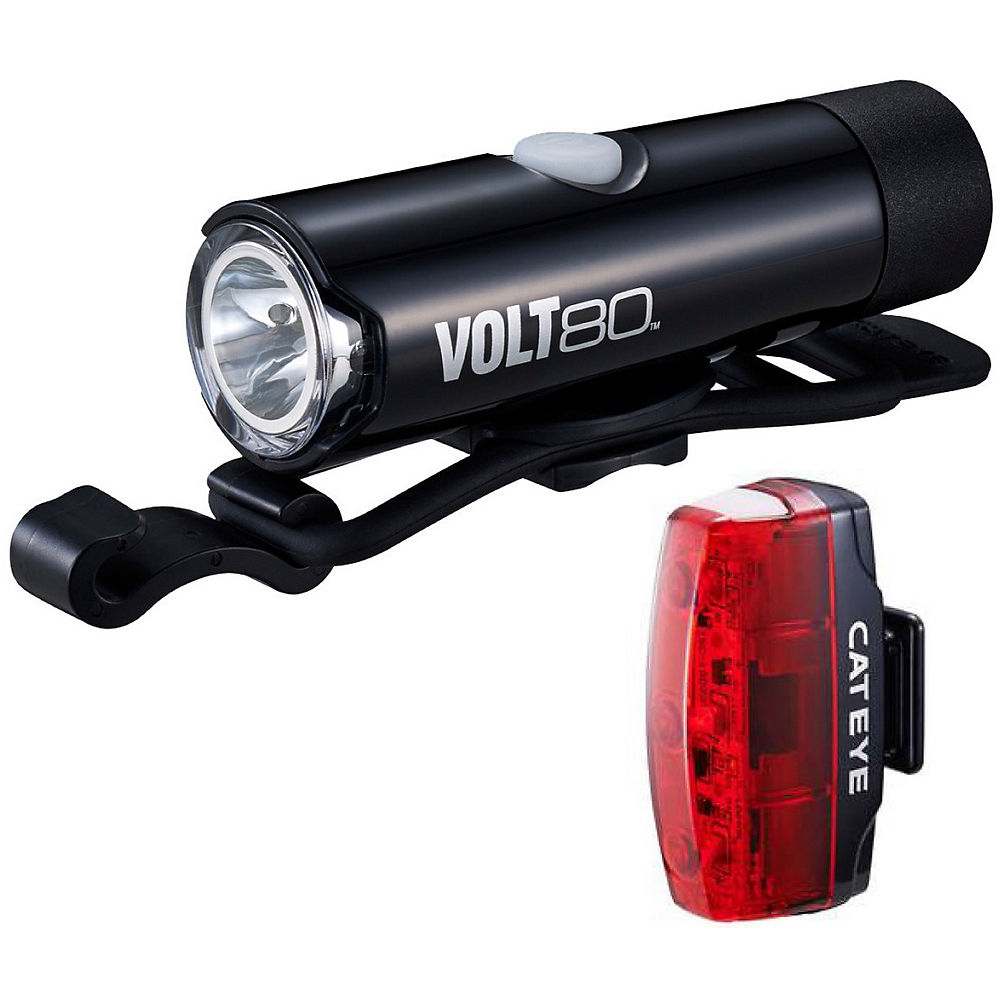 Kit Eclairage Cateye Volt 80 XC - Rapid Micro - Noir