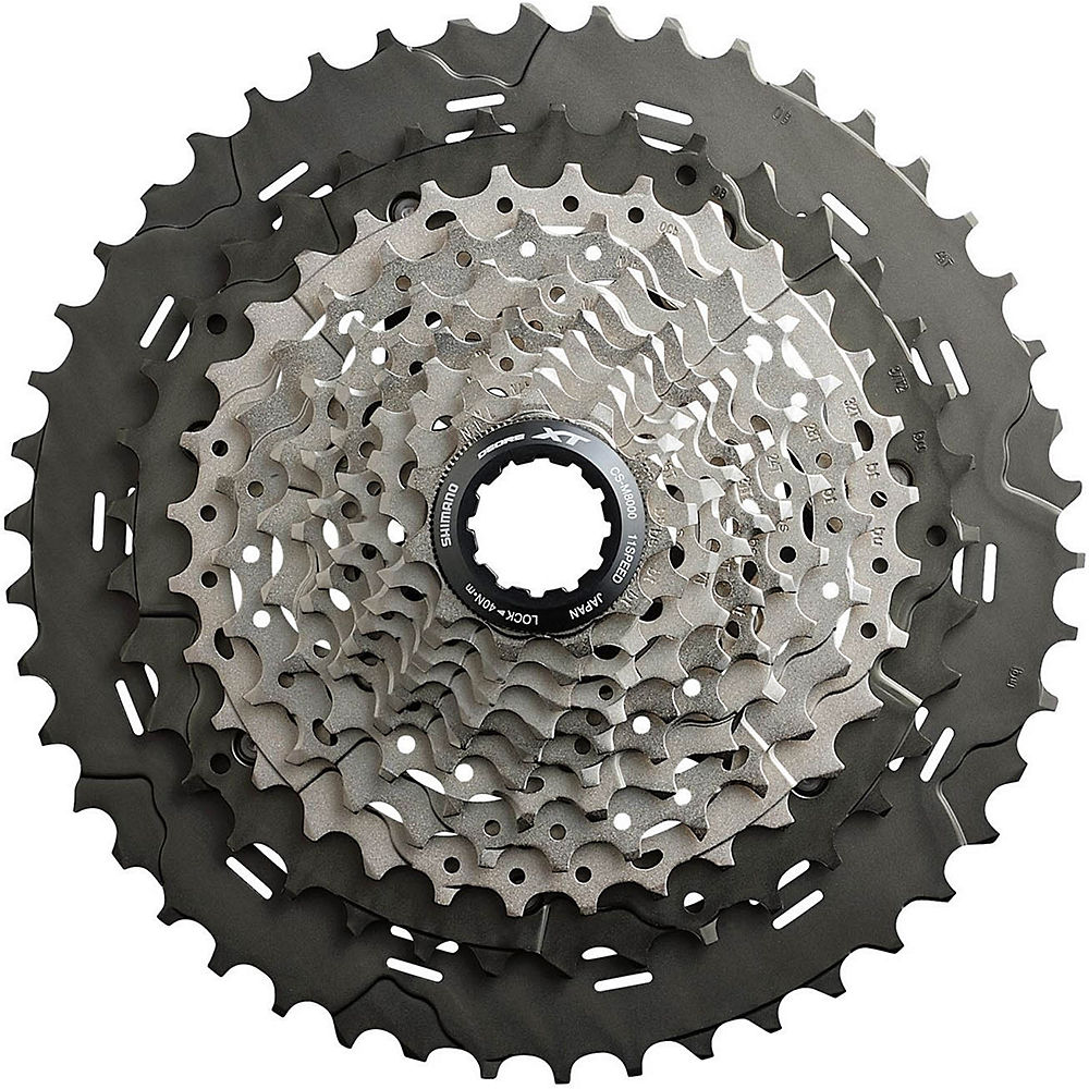 Cassette Shimano XT M8000 11 vitesses 11-46t - Argent, Argent