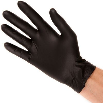 Image of Gants Black Mamba Nitrile Workshop - Boite de 100 - Noir, Noir