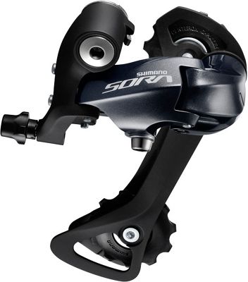 Shimano Sora R3000 9sp Rear Derailleur - Black - Medium Cage}, Black