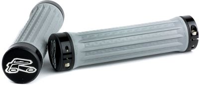 Renthal Lock-On Traction Mountain Bike Grips - Light Grey - 130mm, Light Grey