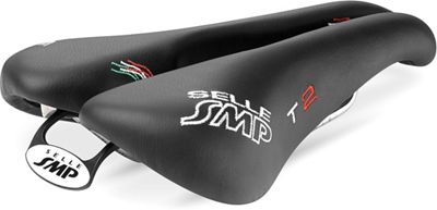 Selle SMP T2 Black Triathlon Saddle - 156mm Wide, Black