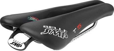 Selle SMP T5 Black Triathlon Saddle - 141mm Wide, Black