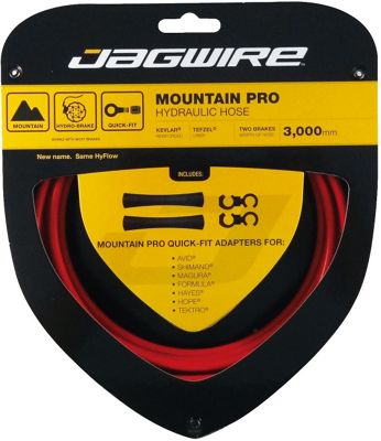 Câbles de freins à disque Jagwire Mountain Pro Hydraulique - Rouge, Rouge