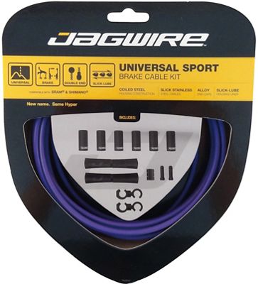 Jagwire Universal Sport Brake Cable Kit - Purple, Purple