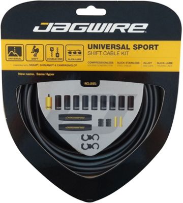 Jagwire Universal Sport Gear Cable Kit - Ice Grey, Ice Grey
