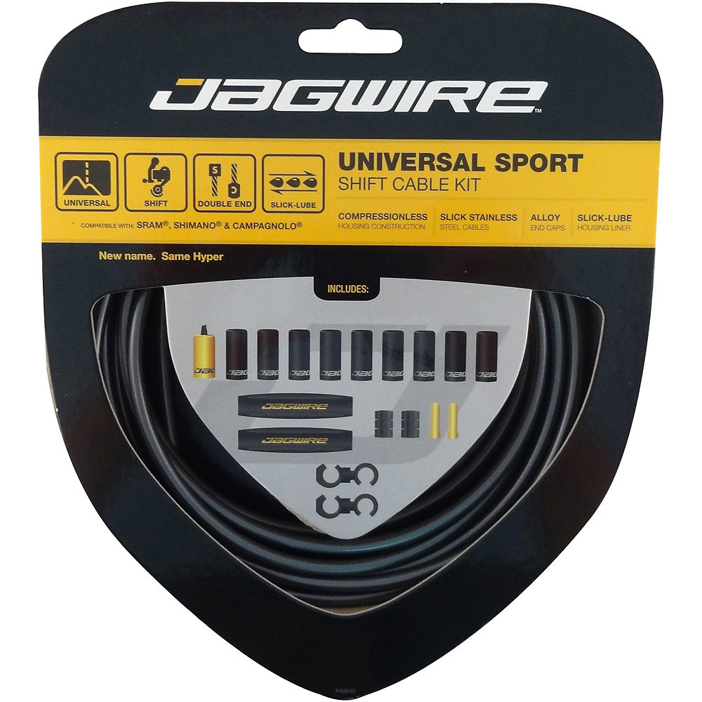 Jagwire Universal Sport Gear Cable Kit - Ice Grey, Ice Grey