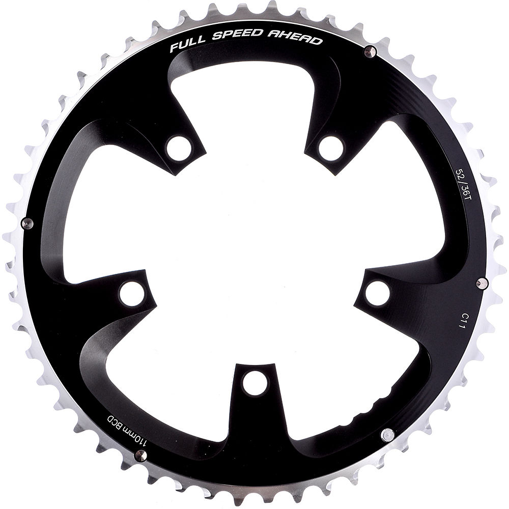 Plateau FSA Super Road 11 Vitesses - Noir - 130mm, Noir