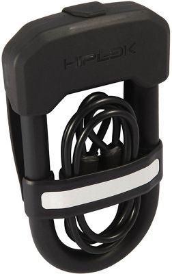 Hiplok DC Bicycle Lock with Cable - Black - Sold Secure Silver Rated}, Black