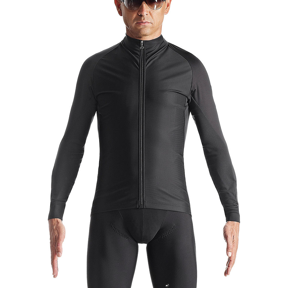 Maillot Assos mille evo7 à manches longues - Block Noir - XS