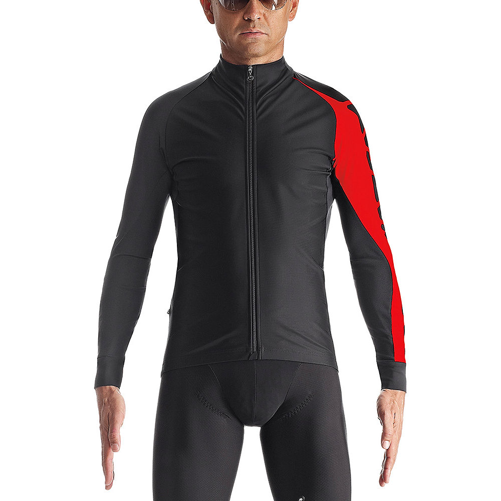 Maillot Assos mille evo7 à manches longues - Rouge national