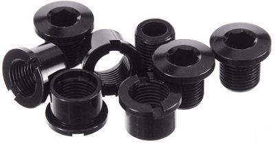 Race Face Outer Ring Bolt Set - Black - 5 Pack, Black