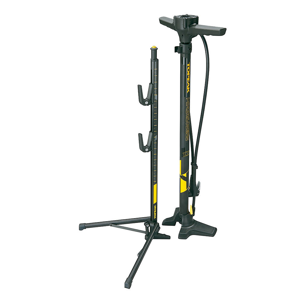 Pompe Topeak Joe Blow Max HP Track (avec support) - Noir - Inc Stand, Noir