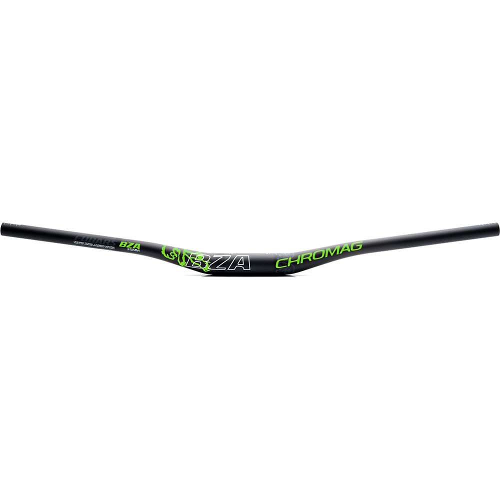 Cintre élevé Chromag BZA Carbone - Noir - Tight Vert - 35.0mm
