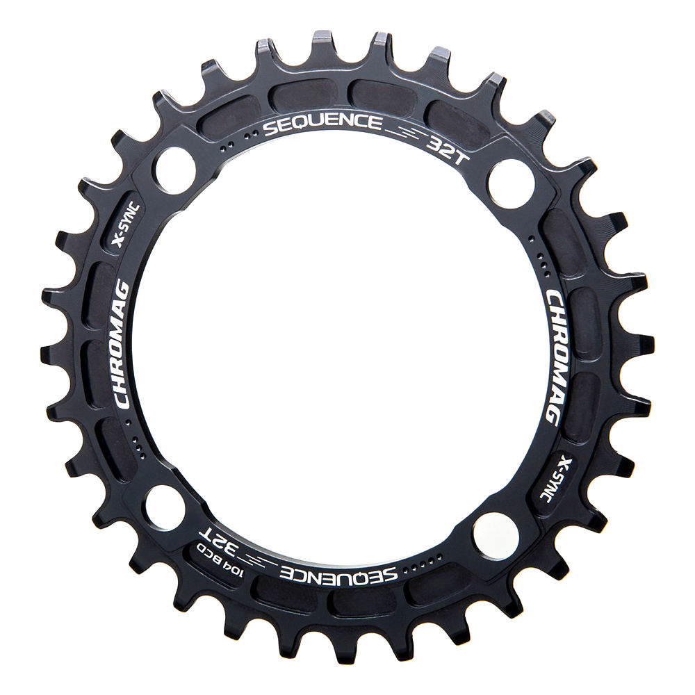 Plateau Chromag Sequence 104 BCD X-Sync - Noir - 4-Bolt, Noir