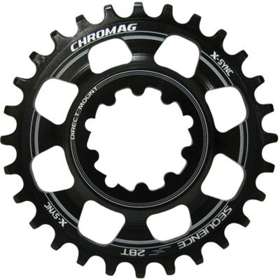 Chromag Sequence GXP Direct Mount MTB Chain Ring - Black, Black
