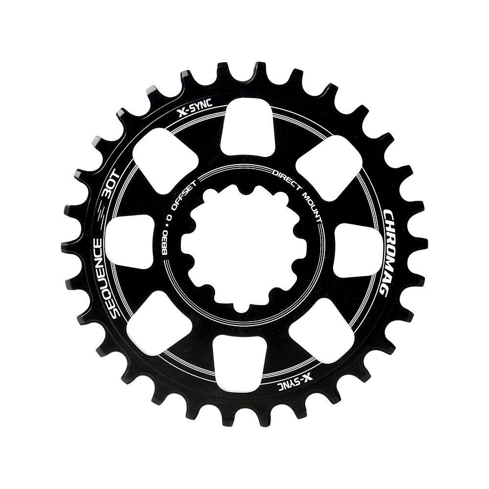 Plateau Chromag Sequence BB30 Direct Mount - Noir - 28t