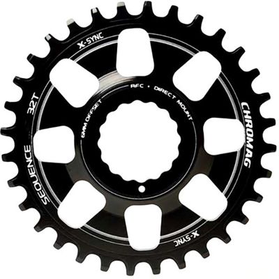 Chromag Sequence RaceFace Cinch MTB Chain Ring - Black - Direct Mount, Black