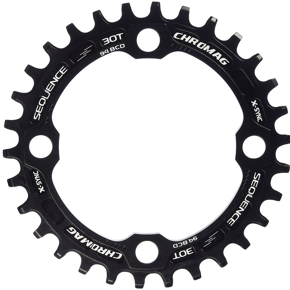 Plateau Chromag Sequence 94 BCD X-Sync - Noir - 4-Bolt, Noir