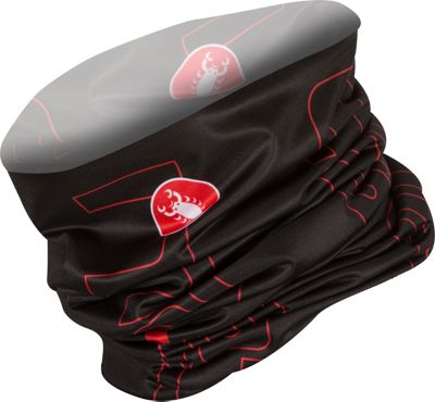 Fascia Castelli Head Thingy Lightweight  - nero - rosso - One Size, nero - rosso
