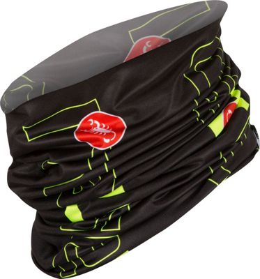 Bandeau Castelli Lightweight - Noir - Jaune Fluo - One Size