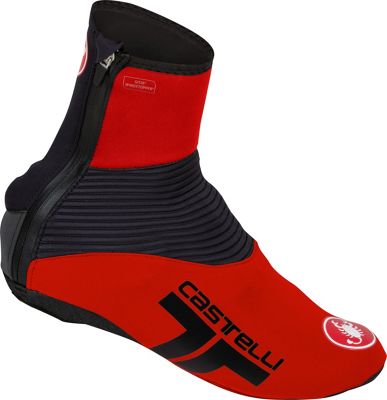 Copriscarpe Castelli Narcisista 2  - rosso - nero - M, rosso - nero