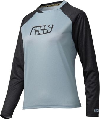 IXS Womens Progressive 7.1 LS Jersey - Cloud Blue - Black - XS}, Cloud Blue - Black