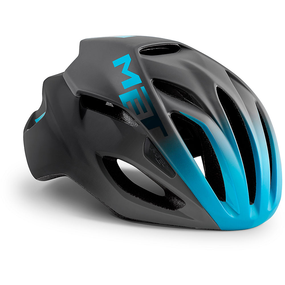 Casque MET Rivale Femme - Bleu-Black