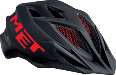 Casque MET Crackerjack enfant 2018 - Noir - Rouge - One Size