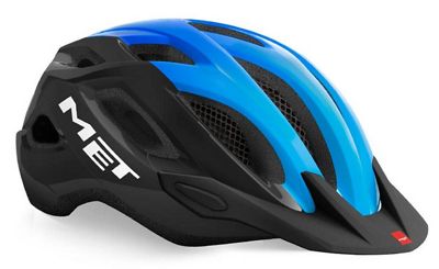 Casco MET Crossover 2018 - nero rosso} - M}, nero rosso}