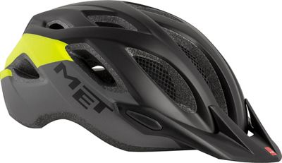 Casque MET Crossover 2018 - Gris/Jaune - One Size